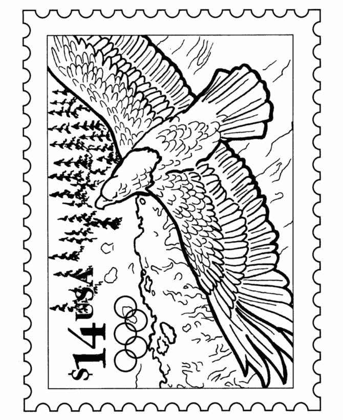 Plansa de colorat cu Vultur 28 21